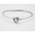 Factory Hot Sale Wire Stainless Steel Heart Bangle Bracelet